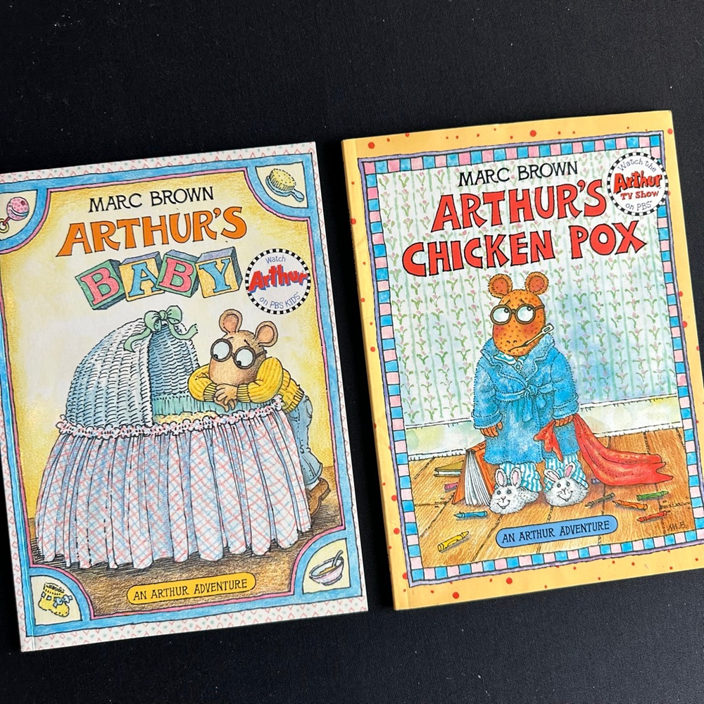 Baby Marc Brown Kids Books Arthur's Baby & Arthur's Chicken Pox